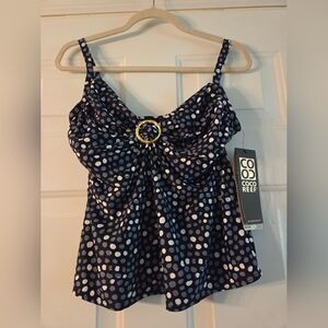Coco Reef Tankini Top 36C NWT